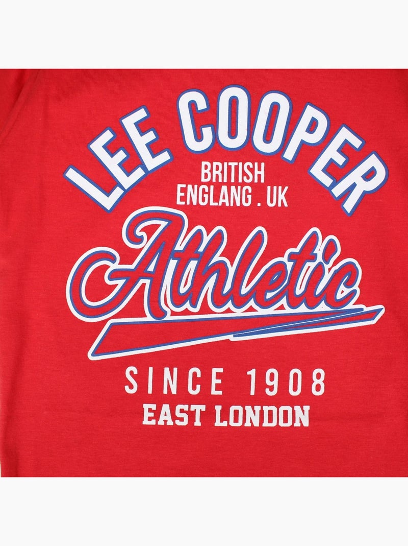 Lee Cooper - T-shirt manches courtes garçon imprimé Rouge - Kiabi