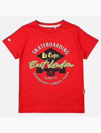Lee Cooper - T-shirt manches courtes garçon avec imprimé