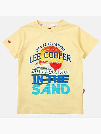 Lee Cooper - T-shirt manches courtes gar?on avec dessin color?