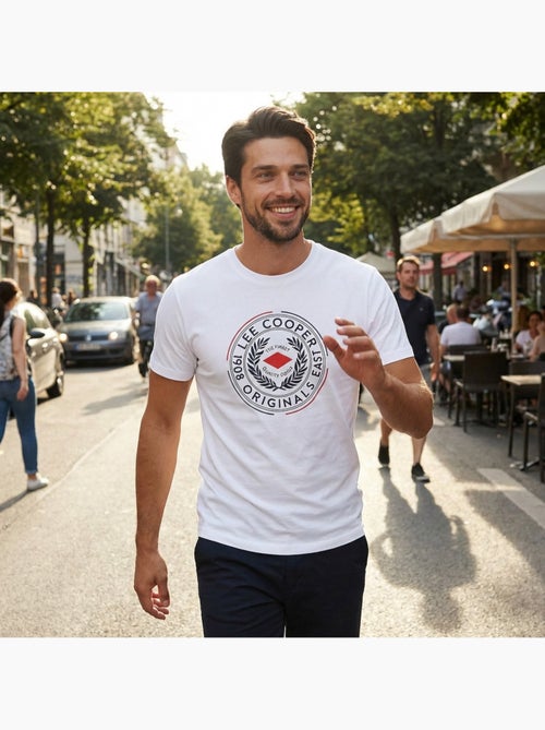 Lee Cooper - T-shirt manches courtes homme - Kiabi Lee Cooper - T-shirt manches courtes homme - Kiabi