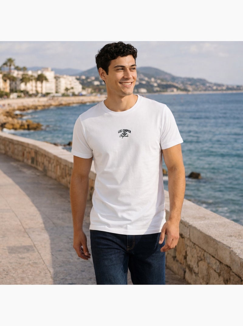 Lee Cooper - T-shirt manches courtes homme Blanc - Kiabi