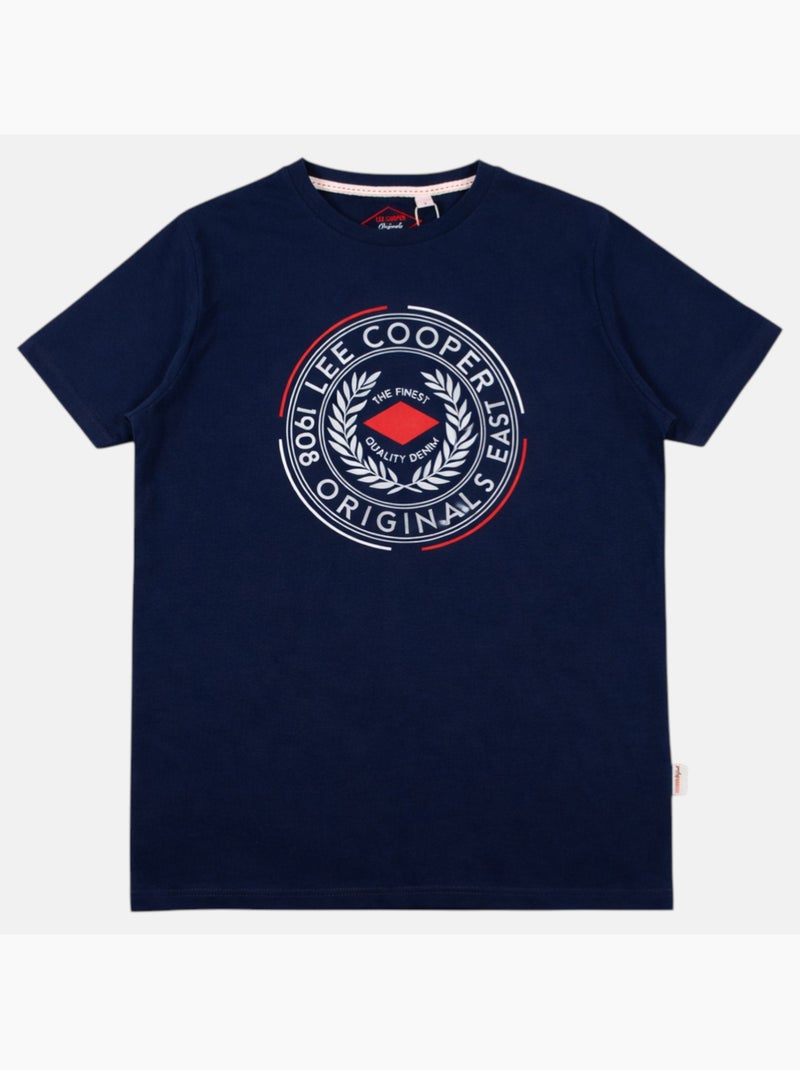 Lee Cooper - T-shirt manches courtes homme Bleu marine - Kiabi