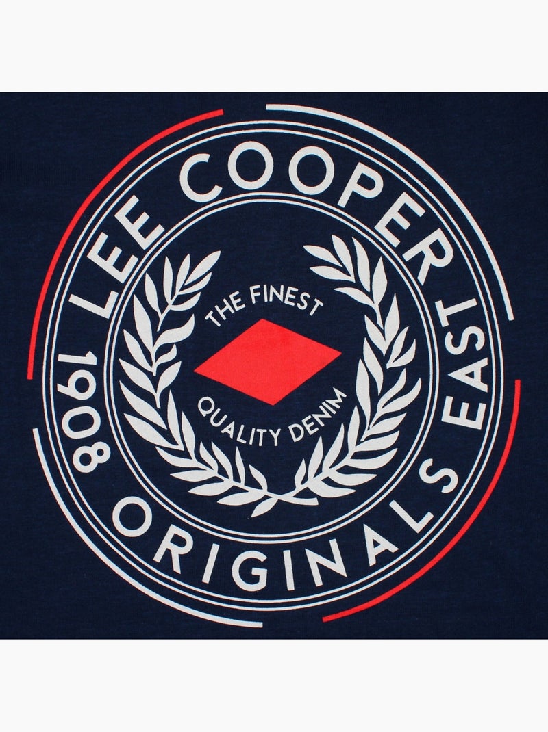 Lee Cooper - T-shirt manches courtes homme Bleu marine - Kiabi