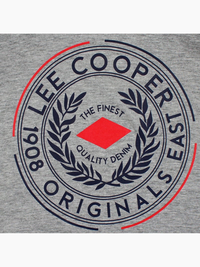 Lee Cooper - T-shirt manches courtes homme Gris - Kiabi