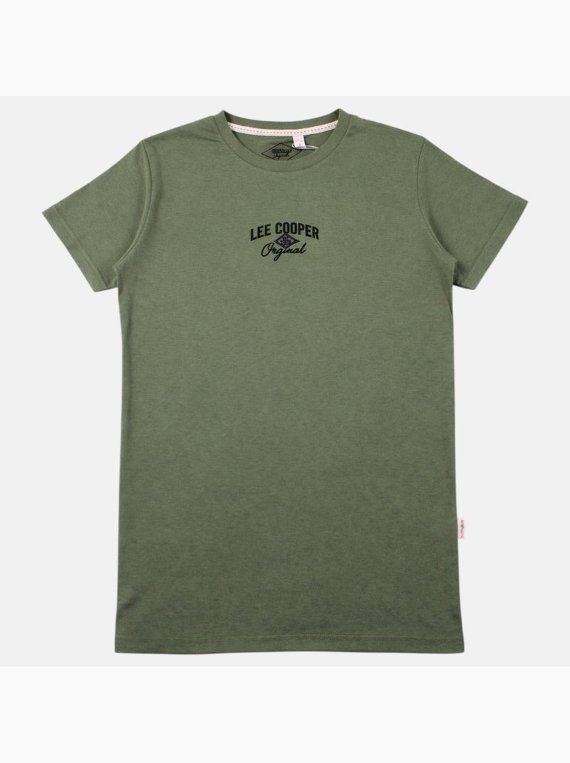 Lee Cooper - T-shirt manches courtes homme Kaki - Kiabi