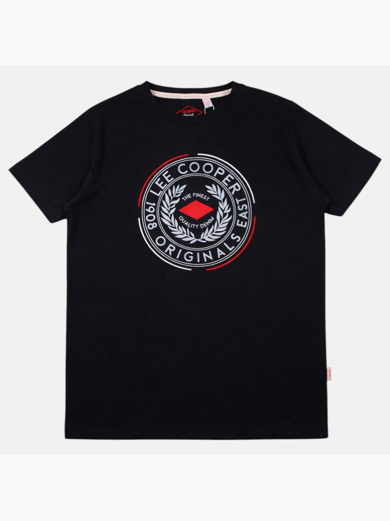 Lee Cooper - T-shirt manches courtes homme Noir - Kiabi