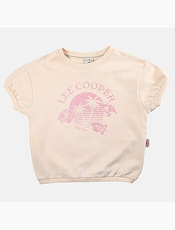 Lee cooper - t-shirt manches courtes imprimé, col rond