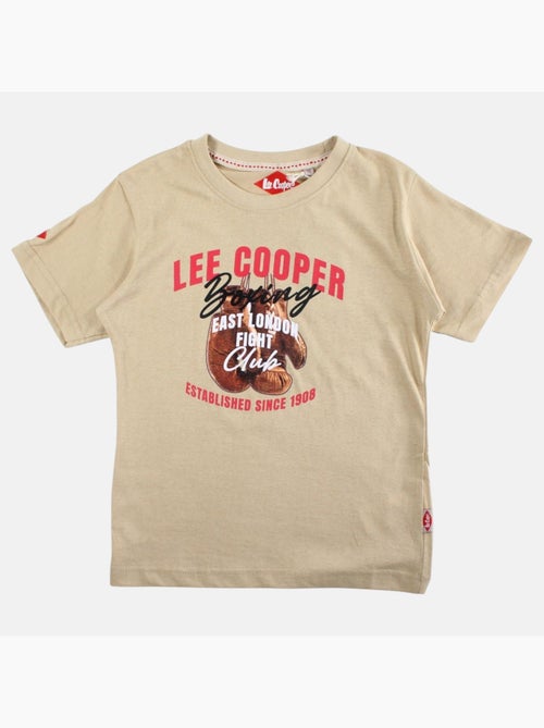 Lee cooper - t-shirt manches courtes imprimé, col rond - Kiabi