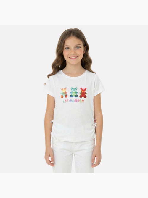 Lee cooper - t-shirt manches courtes imprimé, col rond - Kiabi