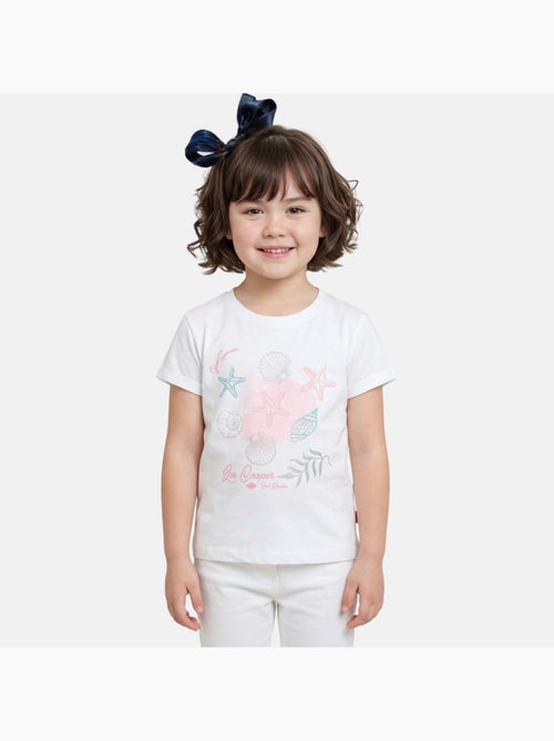 Lee cooper - t-shirt manches courtes imprimé, col rond - Kiabi