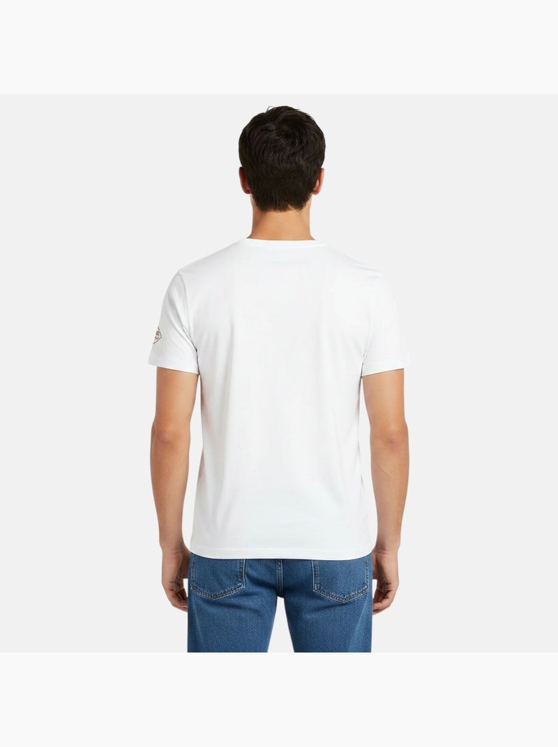 Lee cooper - t-shirt manches courtes imprimé, col rond Blanc - Kiabi