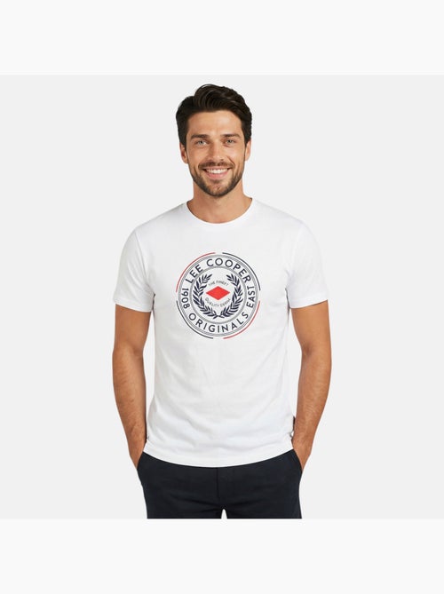 Lee cooper - t-shirt manches courtes imprimé, col rond - Kiabi Lee cooper - t-shirt manches courtes imprimé, col rond - Kiabi