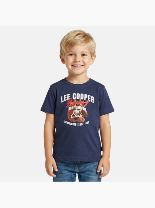 Lee cooper - t-shirt manches courtes imprimé, col rond - Kiabi