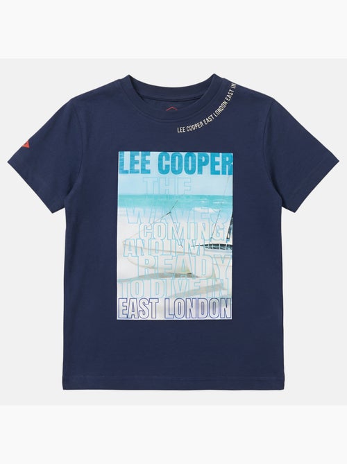 Lee cooper - t-shirt manches courtes imprimé, col rond - Kiabi