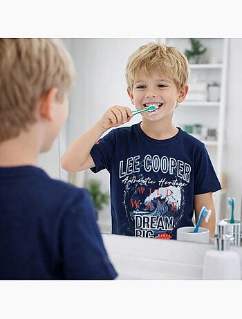 Lee cooper - t-shirt manches courtes imprimé, col rond