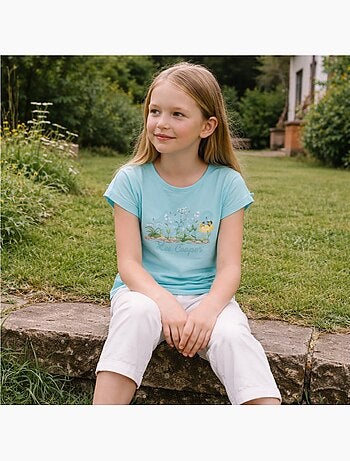 Lee cooper - t-shirt manches courtes imprimé, col rond