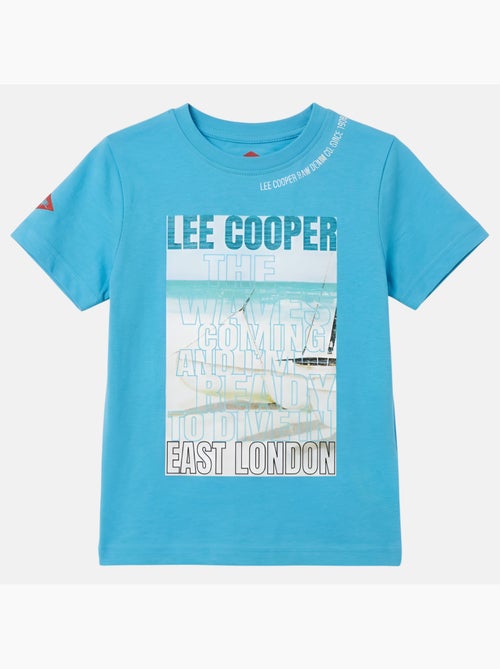 Lee cooper - t-shirt manches courtes imprimé, col rond - Kiabi