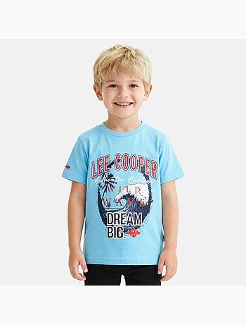Lee cooper - t-shirt manches courtes imprimé, col rond