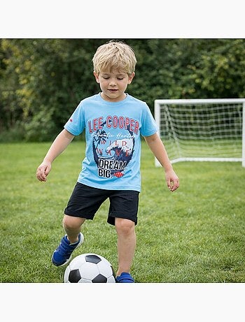 Lee cooper - t-shirt manches courtes imprimé, col rond