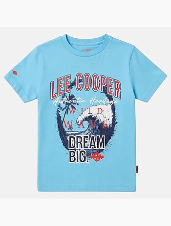 Lee cooper - t-shirt manches courtes imprimé, col rond