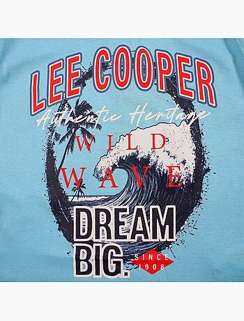 Lee cooper - t-shirt manches courtes imprimé, col rond