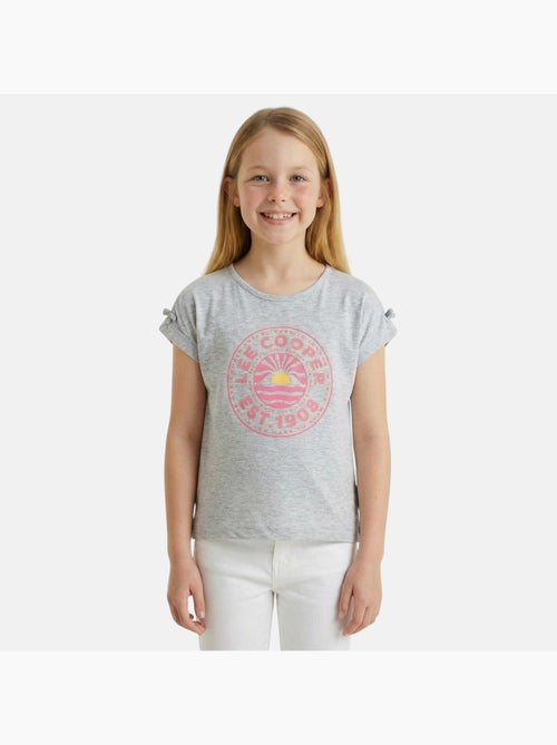 Lee cooper - t-shirt manches courtes imprimé, col rond - Kiabi