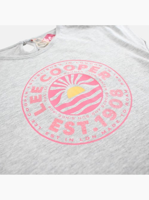 Lee cooper - t-shirt manches courtes imprimé, col rond - Kiabi