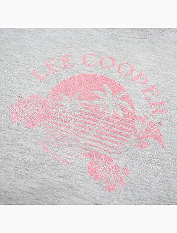 Lee cooper - t-shirt manches courtes imprimé, col rond