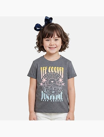 Lee cooper - t-shirt manches courtes imprimé, col rond