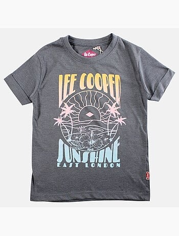 Lee cooper - t-shirt manches courtes imprimé, col rond