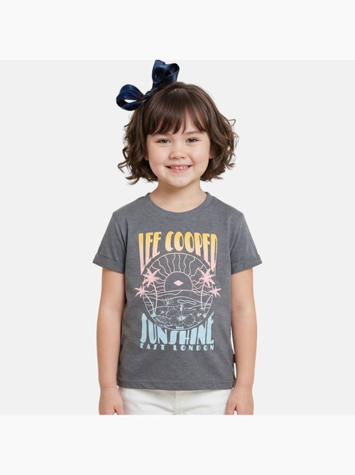 Lee cooper - t-shirt manches courtes imprimé, col rond - Kiabi