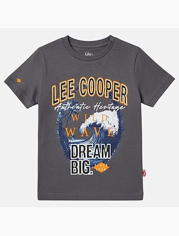 Lee cooper - t-shirt manches courtes imprimé, col rond