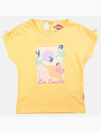 Lee cooper - t-shirt manches courtes imprimé, col rond