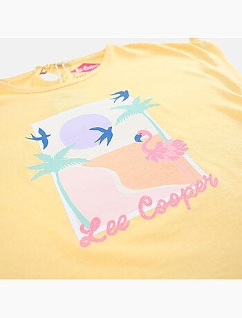 Lee cooper - t-shirt manches courtes imprimé, col rond
