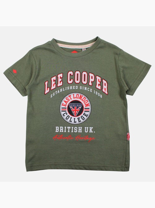 Lee cooper - t-shirt manches courtes imprimé, col rond - Kiabi