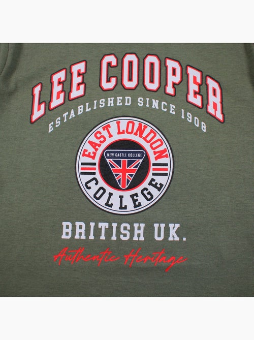 Lee cooper - t-shirt manches courtes imprimé, col rond - Kiabi