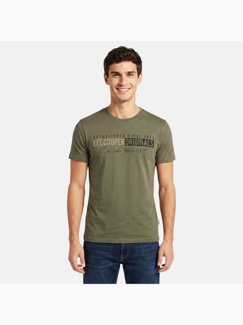 Lee cooper - t-shirt manches courtes imprimé, col rond - Kiabi Lee cooper - t-shirt manches courtes imprimé, col rond - Kiabi