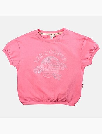 Lee cooper - t-shirt manches courtes imprimé, col rond