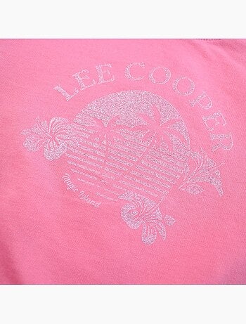 Lee cooper - t-shirt manches courtes imprimé, col rond