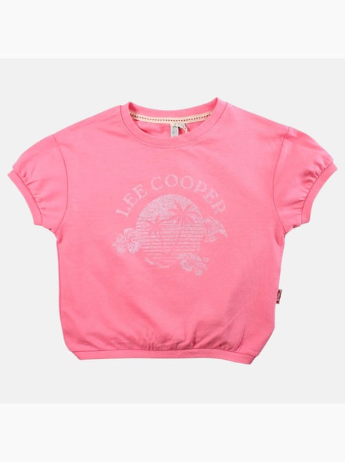 Lee cooper - t-shirt manches courtes imprimé, col rond - Kiabi