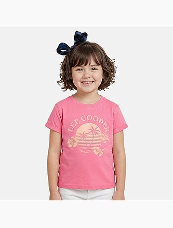 Lee cooper - t-shirt manches courtes imprimé, col rond