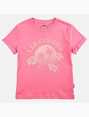 Lee cooper - t-shirt manches courtes imprimé, col rond