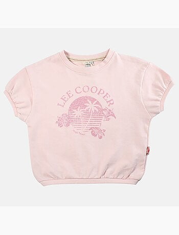 Lee cooper - t-shirt manches courtes imprimé, col rond