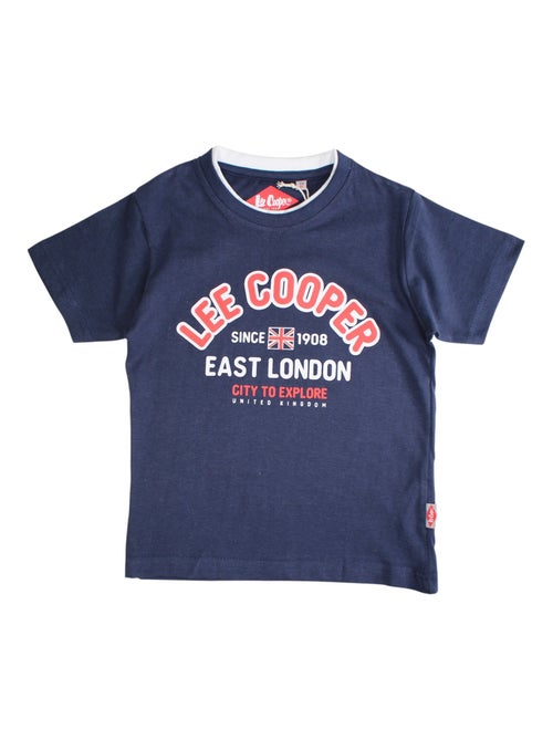 Lee cooper - t-shirt manches courtes imprimé, coupe droite et col rond - Kiabi