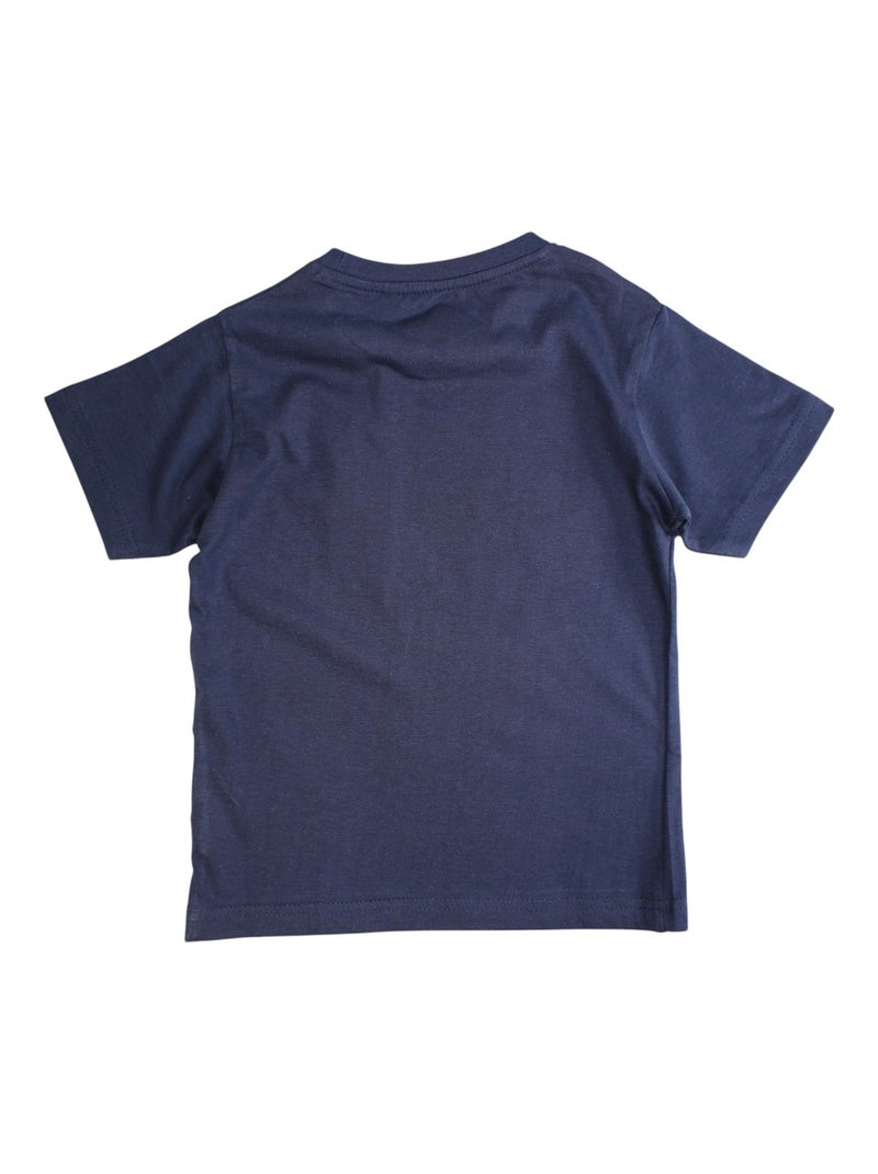 Lee cooper - t-shirt manches courtes imprimé, coupe droite et col rond Bleu marine - Kiabi