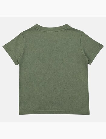 Lee cooper - t-shirt manches courtes imprimé plage, col rond