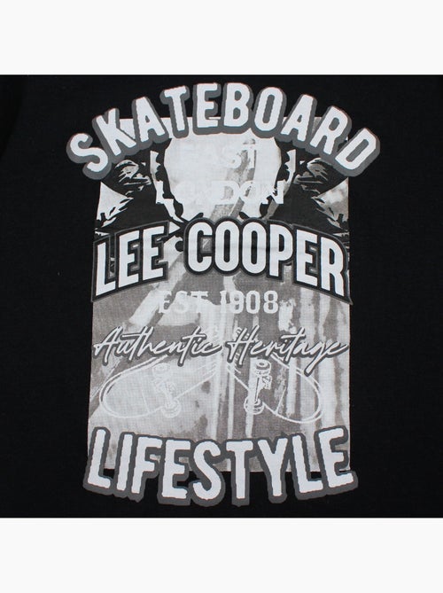 Lee cooper - t-shirt manches courtes imprimé skateboard, col rond - Kiabi