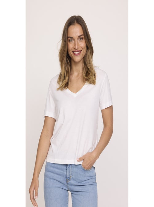 Lee Cooper - T-shirt manches courtes lyocell comfort AELY - Kiabi