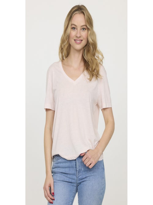 Lee Cooper - T-shirt manches courtes lyocell comfort AELY - Kiabi