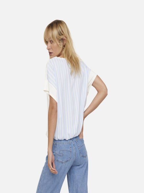 Lee Cooper - T-shirt manches courtes viscose loose ALABA - Kiabi